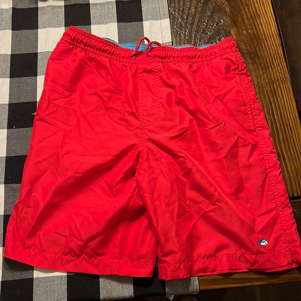 Southern Tide bathing suit. Perfect condition, red & light blue